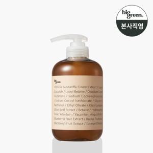 빅그린 데일리 비건샴푸 히비스커스 500ml/저자극 샴푸