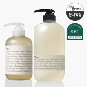 빅그린 23 샴푸 안젤리카 500ml+1000ml 세트/ 민감성두피