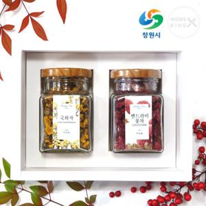 [창원몰][차오름꽃차]국화차+맨드라미꽃차 선물세트