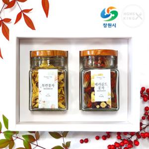 [창원몰][차오름꽃차]목련꽃차+메리골드꽃차 선물세트