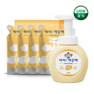 아이깨끗해 순 200ml리필x4개+250ml용기x1개