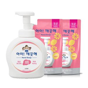 아이깨끗해 핸드워시 490ml용기x1개+450ml리필x2개(옵션선택)