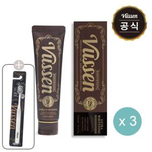 오스템 뷰센 28 치아미백제 80g 3개+칫솔 1P 증정