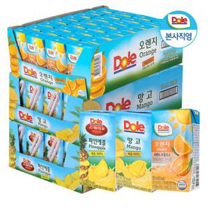 Dole 120ml 돌 주스3종/3박스(파인망고오렌지)