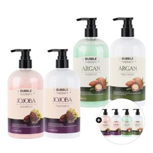 (1+ 1)푸드어홀릭 버블 테라피 샴푸.트리트먼트 500+500ml 택1 /