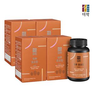 [더작] 국내산 동결건조 맥주효모환 140g X 4박스