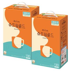 맥심 슈프림골드 커피믹스 130Tx2 총260T