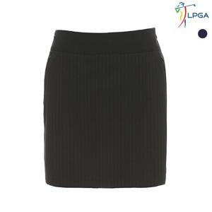 [LPGA골프웨어] 여성 톤온톤 스트라이프 큐롯(L191CU853P)