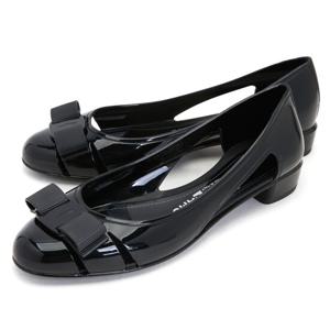 페라가모 바라 보우 여성 젤리 슈즈 VARA JELLY 3CM NERO 072636