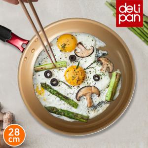 델리팬 오메가코팅 28cm DF28R 프라이팬/후라이팬 IH인덕션겸용