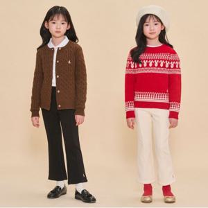 [빈폴키즈] 24FW 여아 밍크퍼 부츠컷 팬츠 (2종 택1)