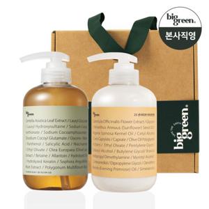 [선물세트]빅그린 탈모 시카샴푸500ml+23센서티브 트리트먼트500