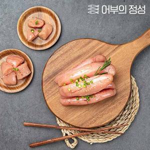 [어부의정성]속초직송저염선동백명란500g+명태회무침500g총1kg