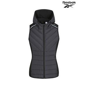 [리복]Reebok 여성 트레이닝 경량 후디 베스트 W DMX TR HBRD VEST REJU1F323BK