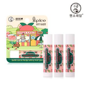 [멘소래담] 립아이스 립밤 자몽 KKKIM 3.5g x3개