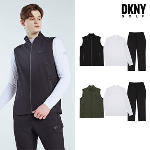 DKNY 포켓베스트+베이스레이어+팬츠 남성 3종세트 2컬러 택1