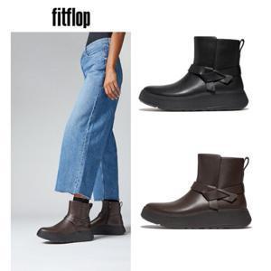 핏플랍 FITFLOP FFSO4F625 24FW F-모드 스트랩 레더 여성 앵클부츠 2종 택1