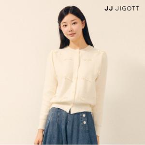 (JJ지고트) 리본 포인트 라운드넥 가디건 GPAP1CD171