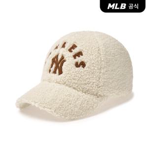 [MLB공식] 바시티 후리스 언스트럭쳐 볼캡 NY (D.Cream)