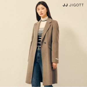 (JJ지고트) 울 더블 원버튼 핸드메이드 코트 GPBM0CTT21