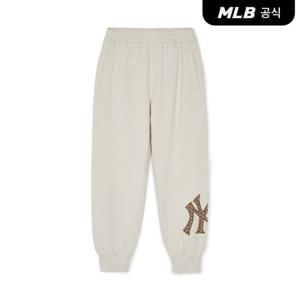 [MLB공식] 클래식 모노그램 빅럭스 조거팬츠 NY (D.Cream)