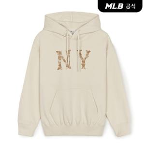 [MLB공식] MLB 서울 쿠퍼스 로고 기모 후드티 NY (D.Cream)