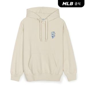 [MLB공식] MLB 서울 컬시브 로고 후드티 SF (D.Cream)