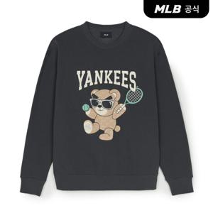 [MLB공식] 빅 메가베어 오버핏 기모 맨투맨 NY (Charcoal Grey)