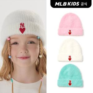 (MLB키즈공식)24FW 하트 밍크 비니 (3color) 7ABNH0146