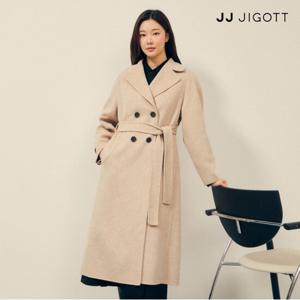 (JJ지고트) 캐시미어 와이드 칼라 더블 코트 GPBA0CTJ91