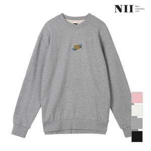 [NII] 공용 자수장식 언발 티셔츠_2NNUAMTS1161