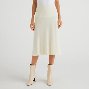 [베네통] Ribbed knit skirt_1044D0008IV