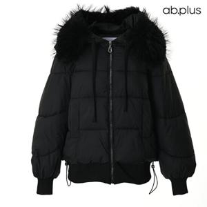 [ab.plus] 웰론 와이드 퍼카라 포인트 패딩 점퍼 (LSY1MU44A)