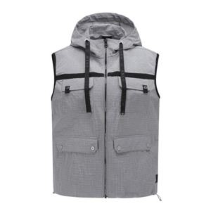 [어뉴골프] 여성W RIBSTOP HOODY VEST_GR