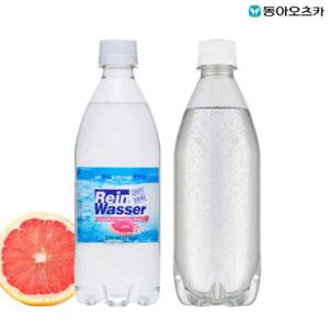 라인바싸 탄산수 PET500ml 플레인20입+자몽20입