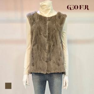 [GEO FUR] 천연모피 밍크 무스탕 베스트_G304FVT0070