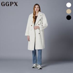 GGPX  더블 카라 페이크 퍼 코트 (GOCCT007F)