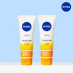 니베아 선 영에이지 크림 50ml X 2개 (SPF50+/PA++++)