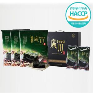 [웰굿]HACCP 광천김 종합 선물세트 4호(파래전장10파래식탁8)