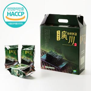 [웰굿]HACCP 광천 파래식탁김 선물세트 1호(12gX15봉)