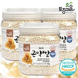 [토종마을]HACCP인증 귀리 곤약쌀 1kg X 3통