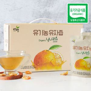 에덴 고흥 유기농 유자즙 (120ml x 15포) 유자음료