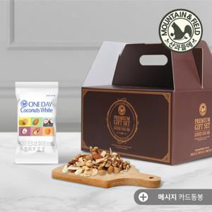 [산과들에]코코넛칩하루견과 원데이코코너츠화이트 60봉선물세트