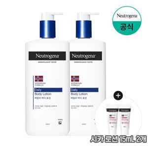 [뉴트로지나] 데일리 바디로션 450ml x2+(증)시카로션15ml 2개