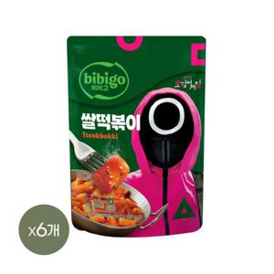 비비고 쌀 떡볶이 2인분(575g) x6개