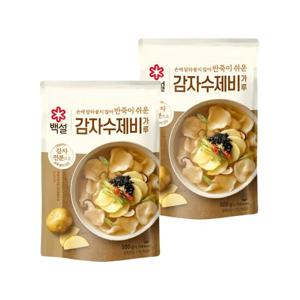 백설 감자 수제비 가루 500g x2개