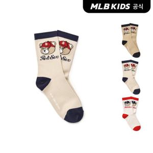 [MLB키즈]모노베어 일대일 양말 (3color)7ASOC015N-SET