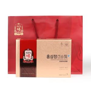 [1/13(월)순차출고][정관장]홍삼정캡슐 100캡슐(50g) x 2개입 / 쇼핑백