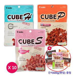 아스쿠 맘스큐브 60g x 10개 간식 600g (랜덤) 증정