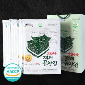 12월 지주식 홍도 조미 재래곱창김 30g 10봉×4세트 (선물용)